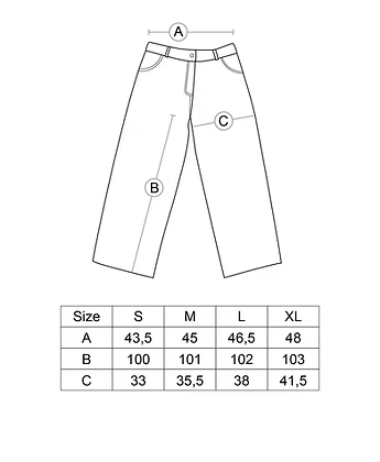 UNDAVAIABLE SUPER BAGGY DENIM