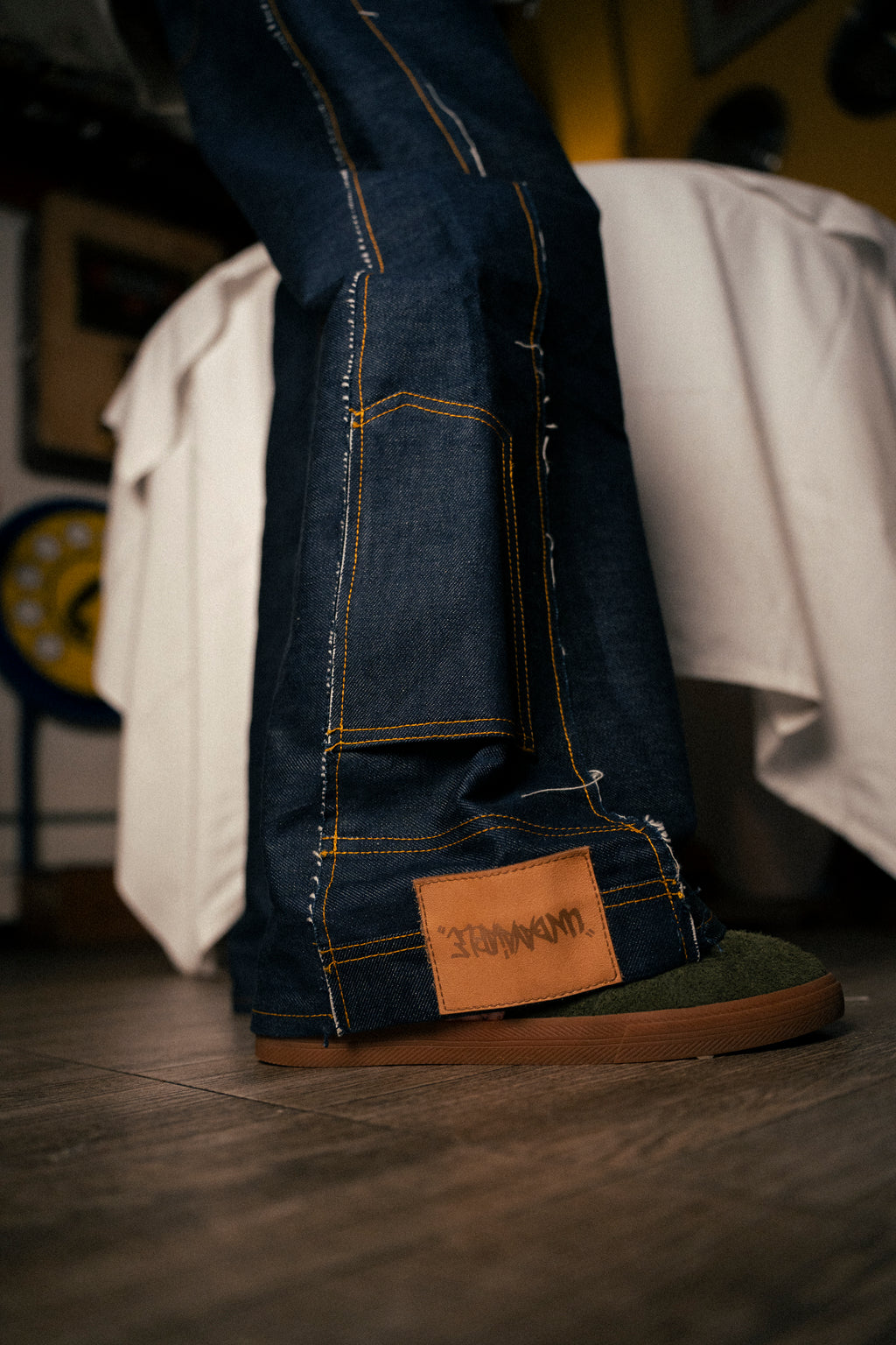 UNDAVAIABLE REVERSE FLARED BAGGY