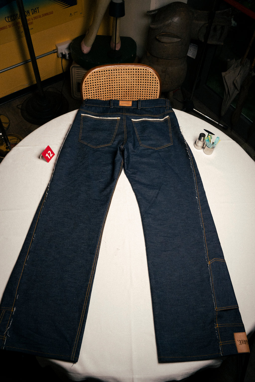 UNDAVAIABLE REVERSE FLARED BAGGY