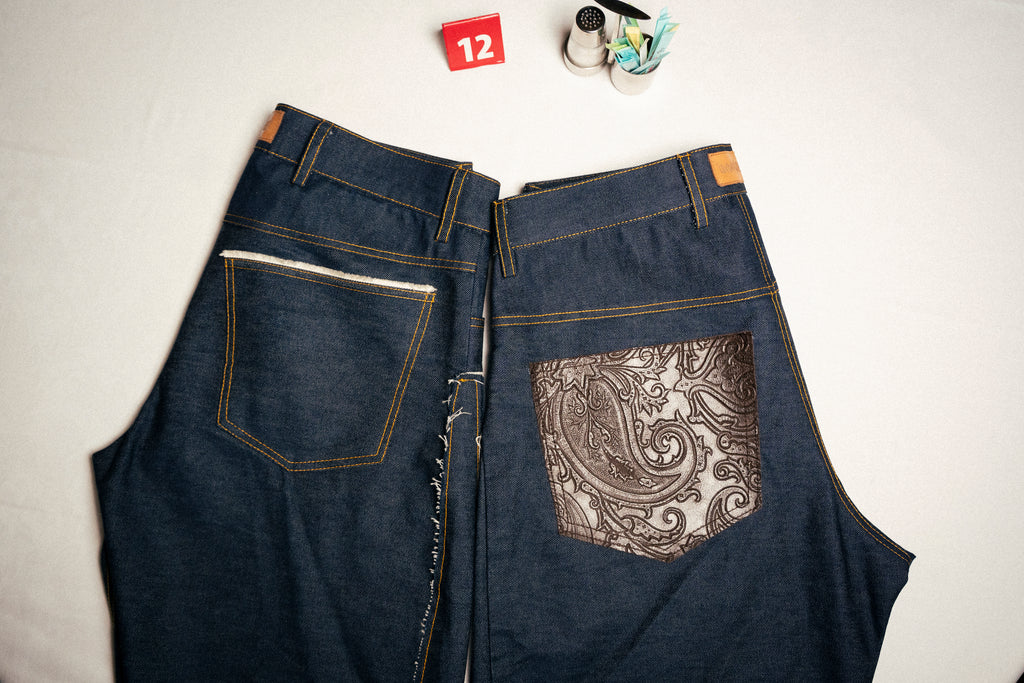 UNDAVAIABLE REVERSE FLARED BAGGY