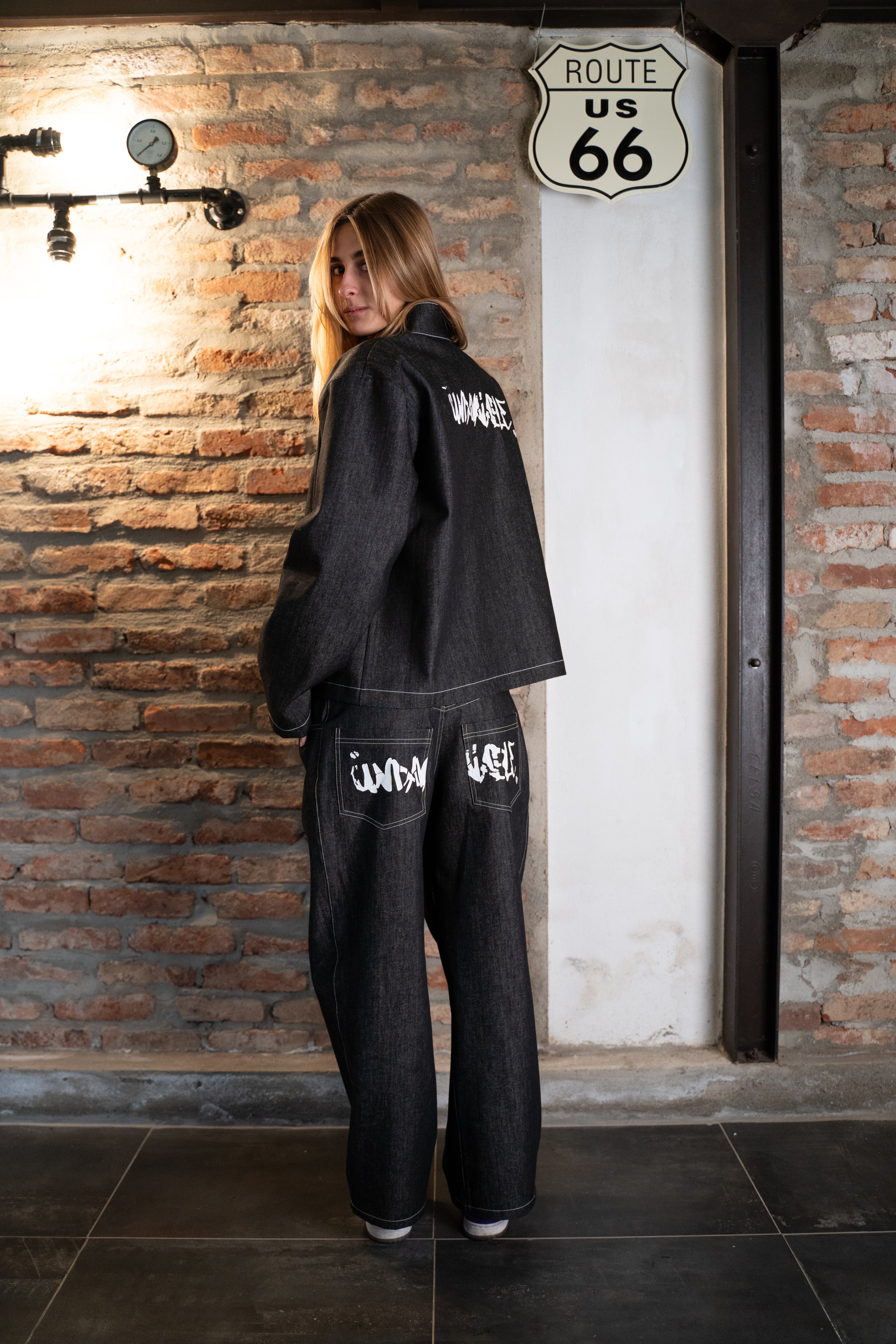 UNDAVAIABLE DENIM RACING JACKET