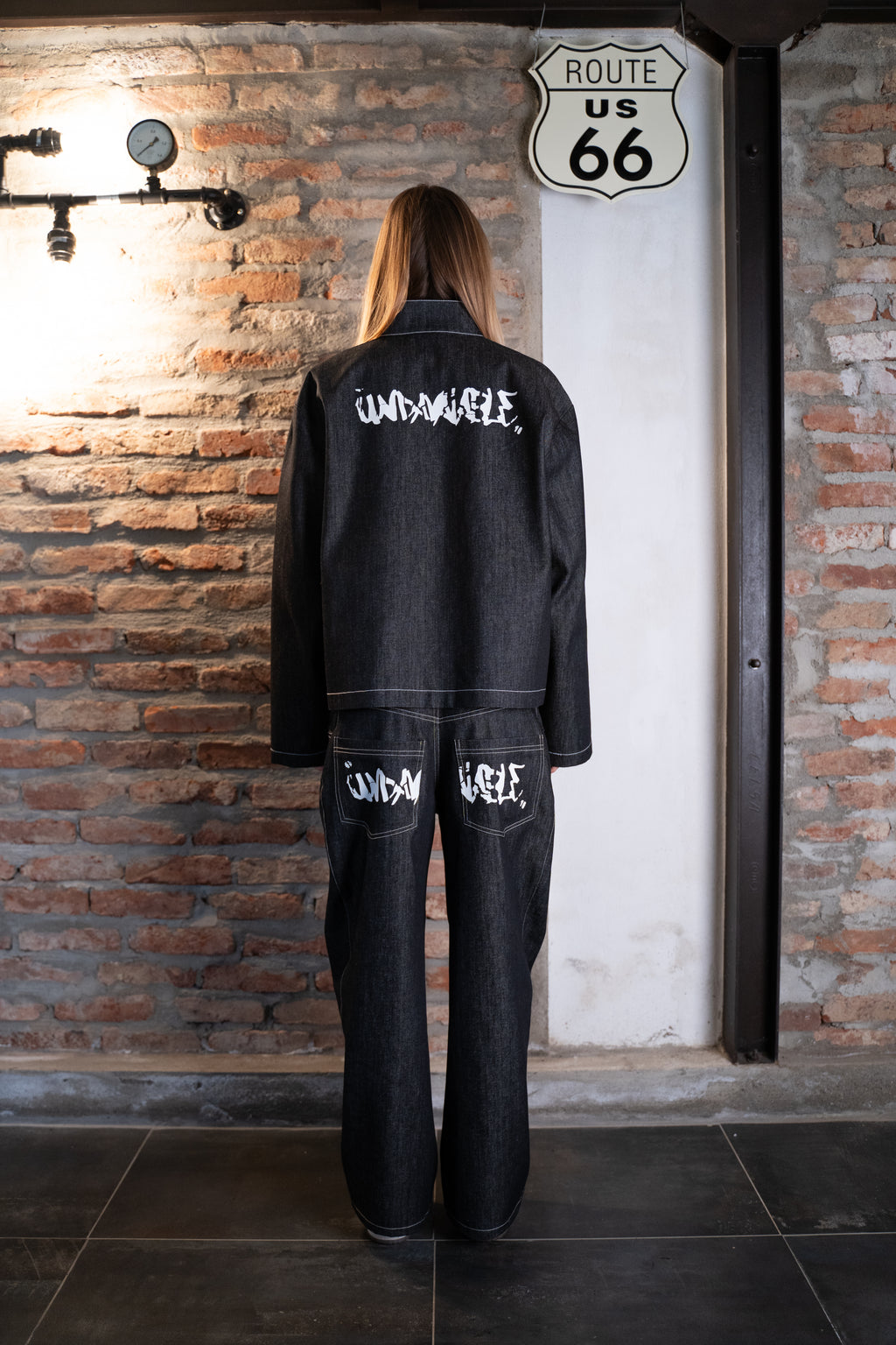 UNDAVAIABLE DENIM RACING JACKET