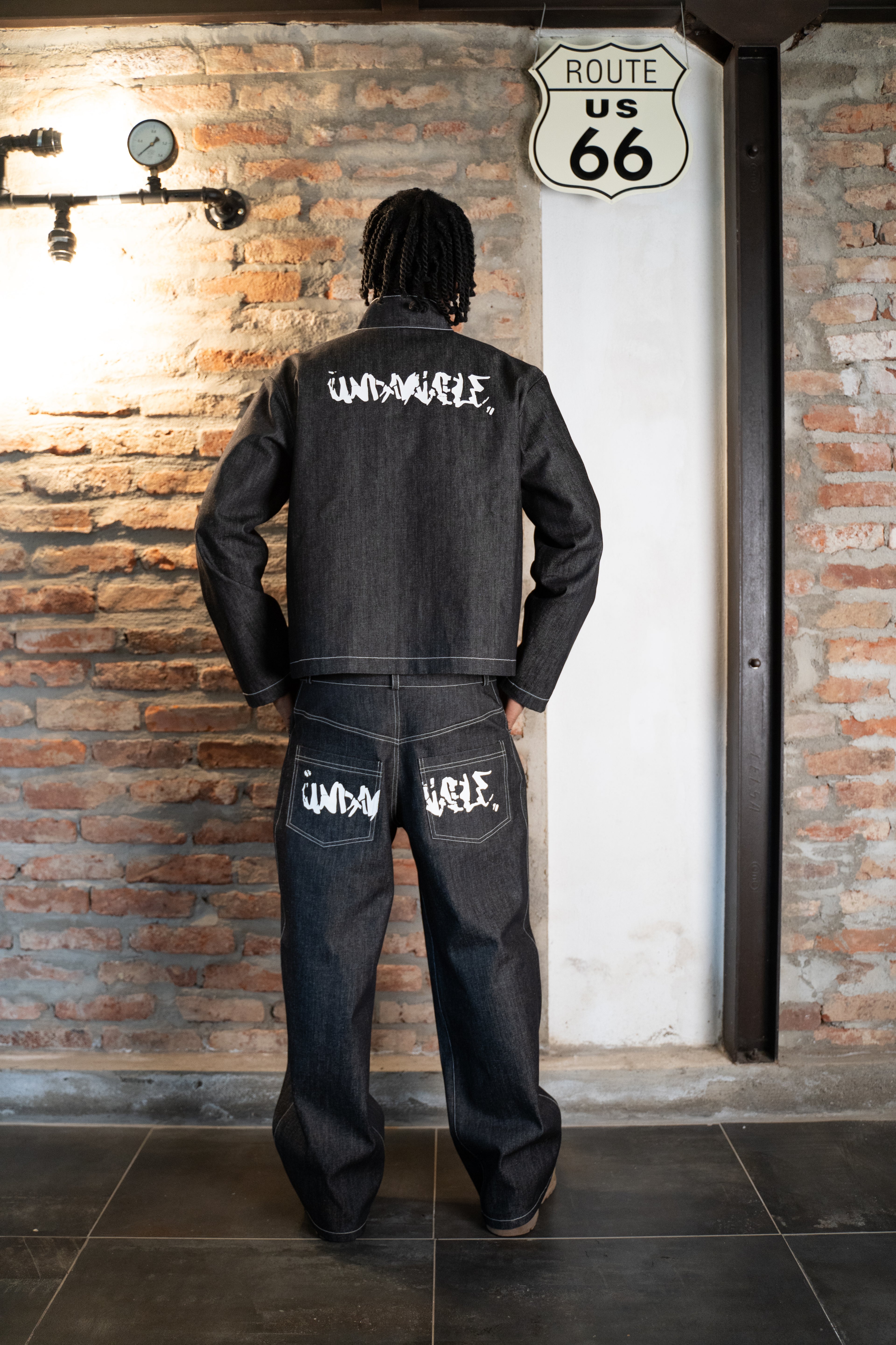 UNDAVAIABLE DENIM RACING JACKET