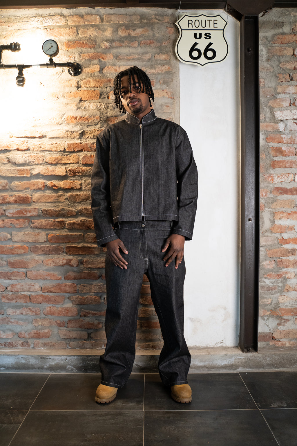 UNDAVAIABLE DENIM RACING JACKET